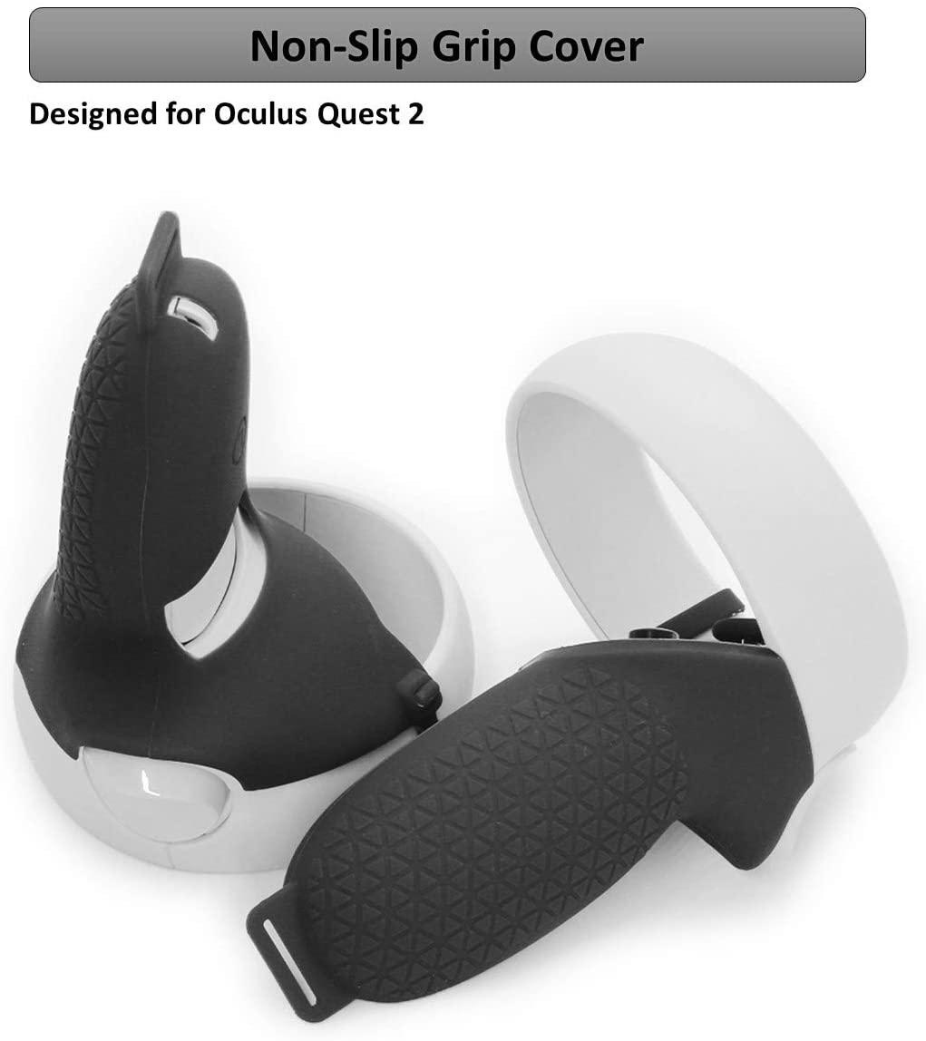 2021 Oculus Quest 2 All-In-One VR Headset 128GB, Touch Controllers, 3D Audio, Mytrix Head Strap, Carrying Case, Earphone, Link Cable (3M), Grip Cover, Lens Cover, Silicone Face Cover 2021 Oculus Quest 2 All-In-One VR Headset 128GB, Touch Controllers, 3D Audio, Mytrix Head Strap, Carrying Case, Earphone, Link Cable (3M), Grip Cover, Lens Cover, Silicone Face Cover